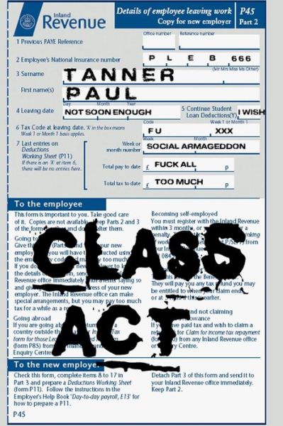 Cover for Paul Tanner · Class Act (Taschenbuch) (2015)