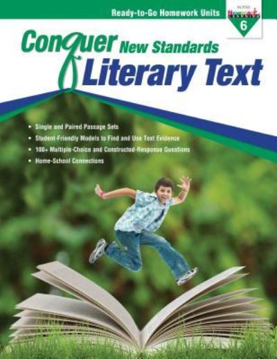 Cover for Newmark Learning · Conquer New Standards Literary Text (Grade 6) Workbook (Paperback Book) (2019)