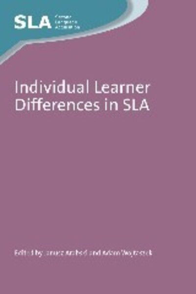 Cover for Individual Learner Differences in SLA - Second Language Acquisition (Hardcover Book) (2011)