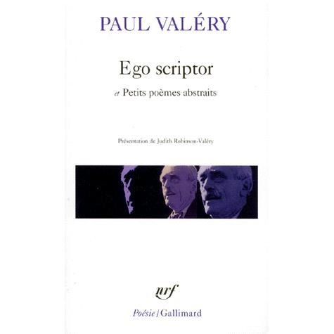 Cover for Paul Valery · Ego Scriptor (Poesie / Gallimard) (French Edition) (Pocketbok) [French edition] (1992)