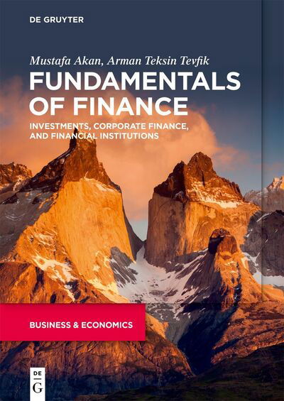 Cover for Mustafa Akan · Fundamentals of Finance: Investments, Corporate Finance, and Financial Institutions (Paperback Book) (2020)