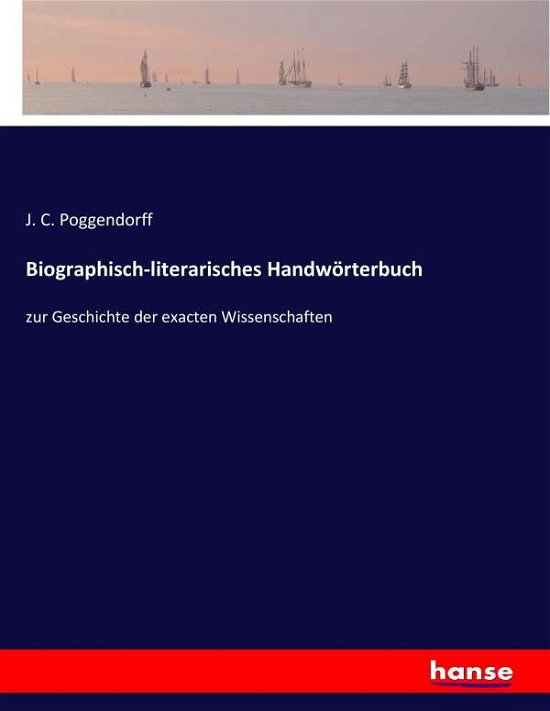 Cover for Poggendorff · Biographisch-literarisches (Book) (2017)