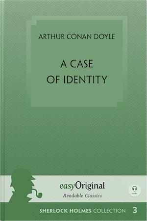 Cover for Arthur Conan Doyle · A Case of Identity (book + audio-online) (Sherlock Holmes Collection) - Readable Classics - Unabridged english edition with improved readability (with Audio-Download Link) (Book) (2023)