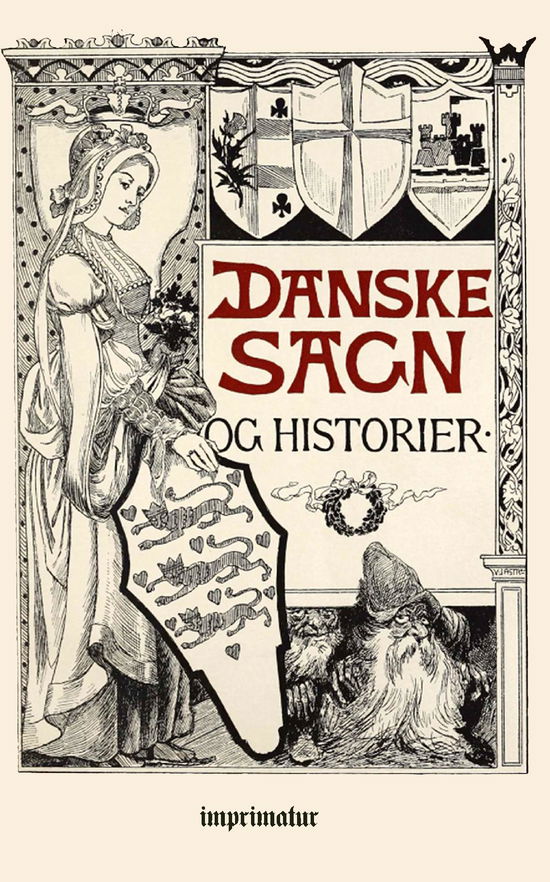 Cover for Vilhelm Østergaad · Danske Sagn og Historier (Paperback Book) (2018)