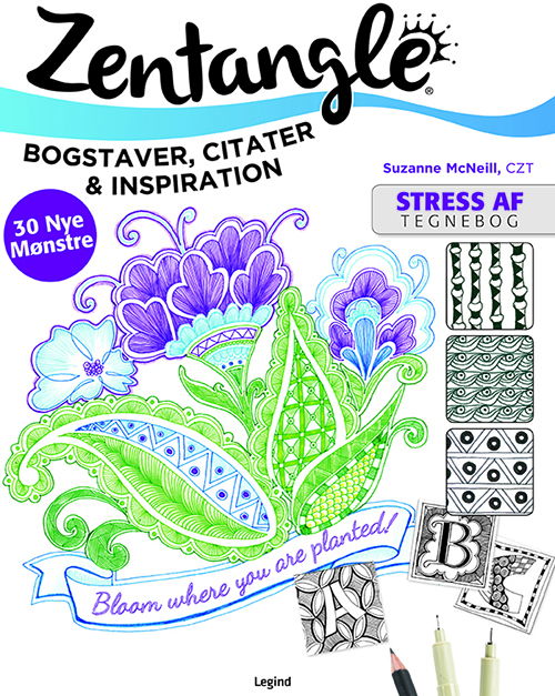 Stress-af: Zentangle - Suzanne McNeill - Livres - Legind - 9788771552348 - 1 août 2015