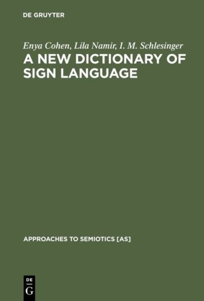 Cover for Cohen · A New Dictionary of Sign Language (Buch) (1977)