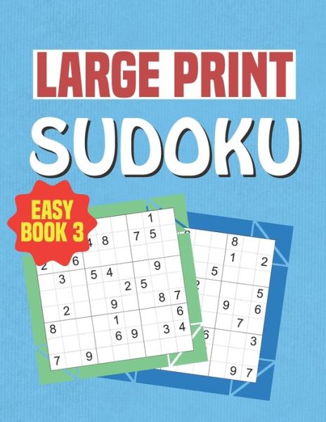 Cover for Yellow Turtle Press · Large Print Sudoku Easy Book 3 (Paperback Book) (2020)