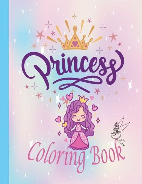 Cover for Pash Pasha · Princess Coloring Book (Paperback Bog) (2020)
