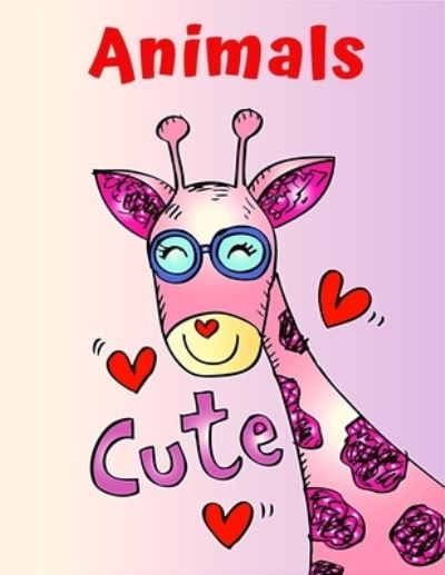 Cover for Coloring Books · Cute Animals (Paperback Book) (2021)