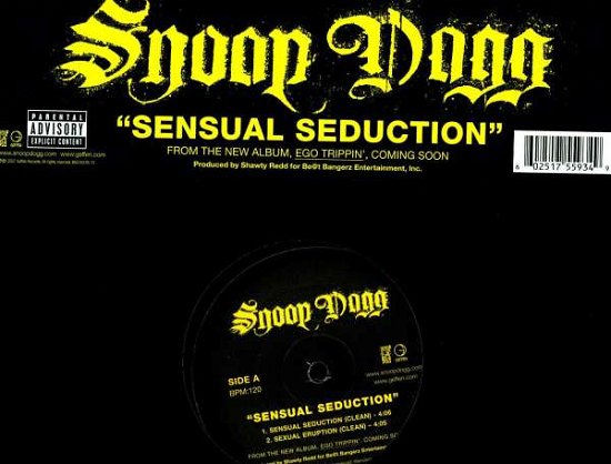 Cover for Snoop Dogg · Sensual Seduction (12&quot;) (2007)