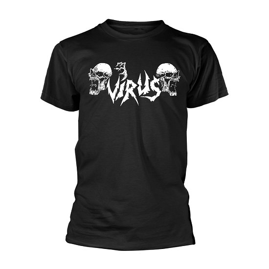 Virus · Logo (Black Tee / White Print) (T-shirt) [size S] [Black edition] (2021)