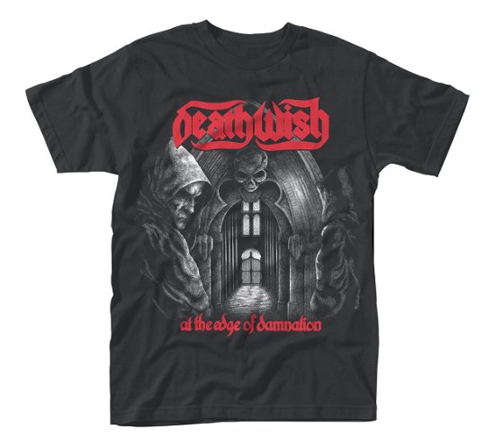 Cover for Deathwish · At the Edge of Damnation (TØJ) [size L] [Black edition] (2016)