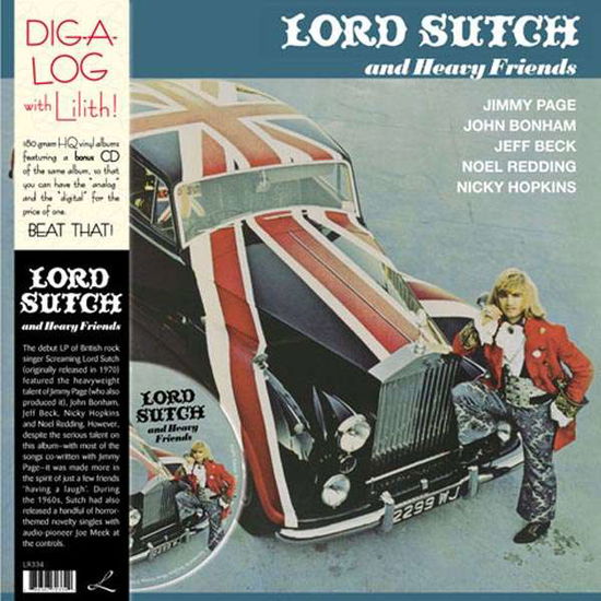 Cover for Lord Sutch · Lord Sutch &amp; Heavy Friends (LP) (2012)