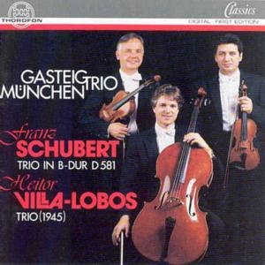 Cover for Schubert / Gasteig-trio · String Trios (CD) (1993)
