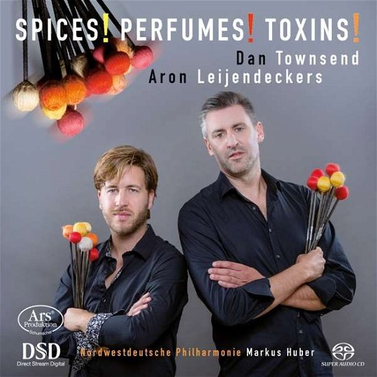 Dan Townsend / Aron Leijendeckers m.m. · Spices! Perfumes! Toxins! (koncert for 2 slagtøjsspillere & orkester) / Troldmandens lærling (SACD) (2017)