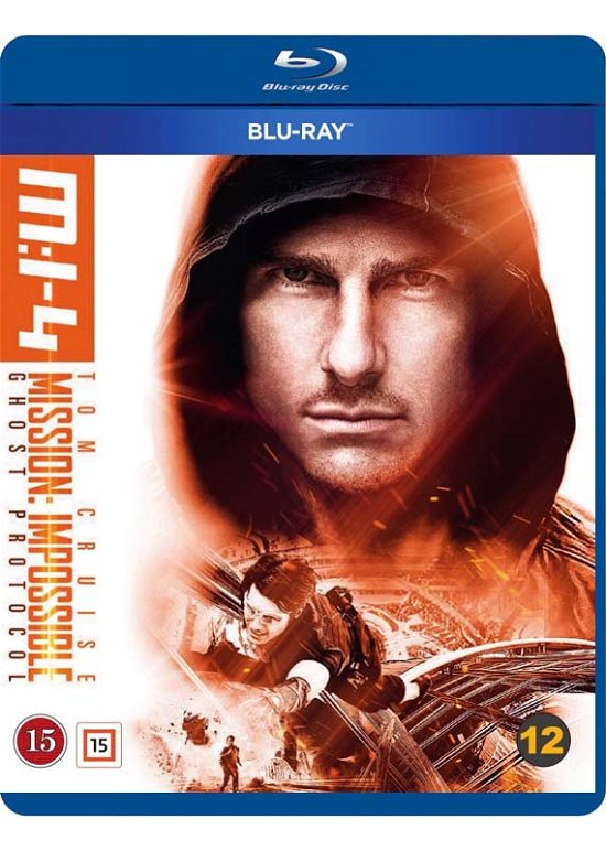 Cover for Tom Cruise · Mission: Impossible 4 (Ghost Protocol) (Blu-ray) (2018)
