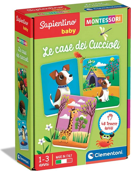 Clementoni · Clementoni Sapientino Baby Educativo Made In Italy Montessori Baby Montessori Baby Le Case Dei Cucci (Toys)