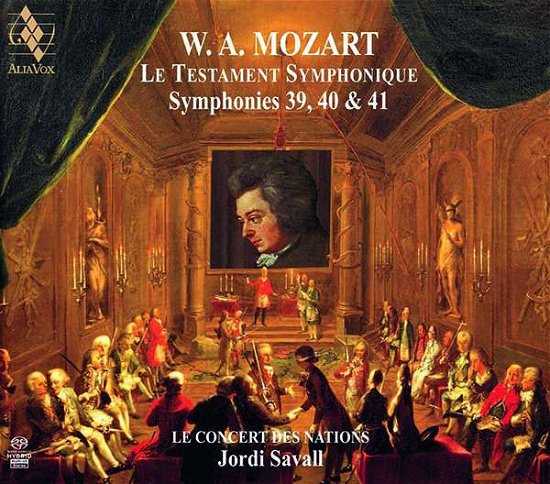 Le Testament Symphonique / Sym. No. 39-41 - Wolfgang Amadeus Mozart - Musiikki - ALIA VOX - 8435408099349 - perjantai 31. toukokuuta 2019