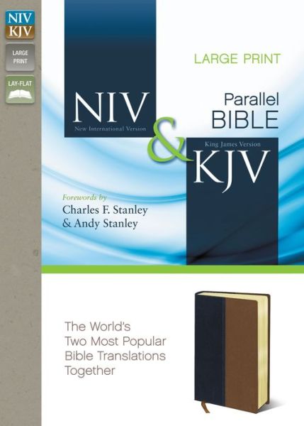 Cover for Zondervan Bibles · Side-by-side Bible-pr-niv / Kjv-large Print (Imitation Leather Bo) [Navy/Tan] (2011)