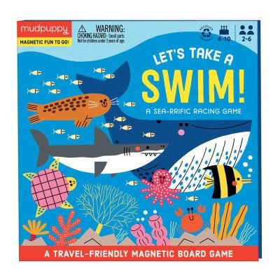 Cover for Mudpuppy · Let's Take a Swim Magnetic Board Game (SPIEL) (2023)