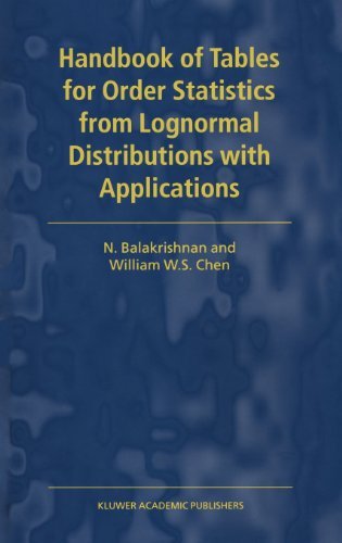 N. Balakrishnan · Handbook of Tables for Order Statistics from Lognormal Distributions with Applications (Innbunden bok) [1999 edition] (1999)