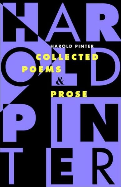 Cover for Harold Pinter · Collected Poems and Prose: Collected Poems and Prose (Paperback Book) (1995)