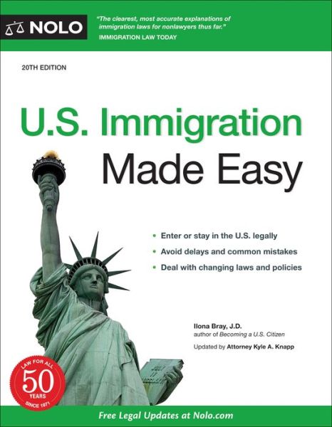 Cover for Ilona Bray · U. S. Immigration Made Easy (Buch) (2021)