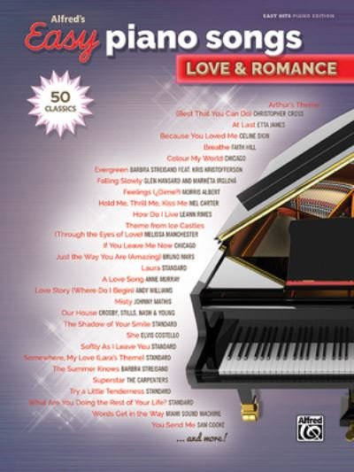 Alfred's Easy Piano Songs -- Love and Romance - Alfred Music - Bøger - Alfred Publishing Company, Incorporated - 9781470633349 - 1. maj 2016