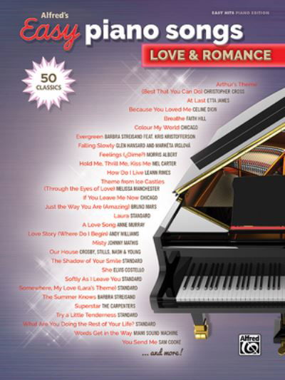 Alfred's Easy Piano Songs -- Love and Romance - Alfred Music - Kirjat - Alfred Publishing Company, Incorporated - 9781470633349 - sunnuntai 1. toukokuuta 2016