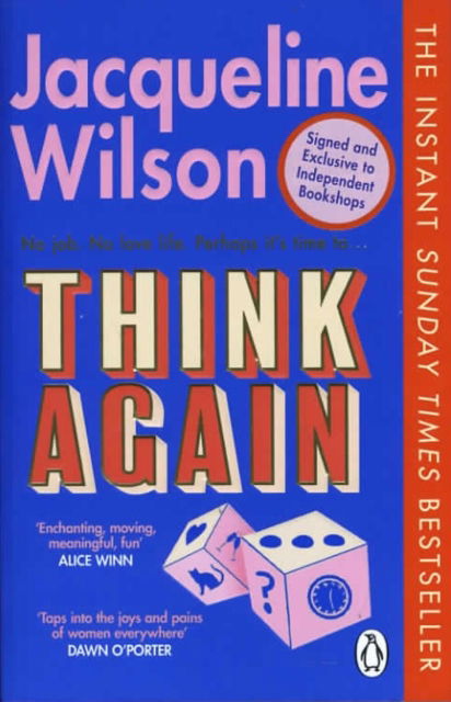 Cover for Jacqueline Wilson · Think Again (Taschenbuch) [Signed edition] (2025)
