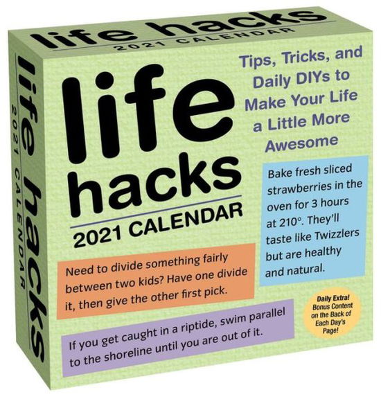 Cover for Keith Bradford · Life Hacks 2021 Day-to-Day Calendar (Calendar) (2020)