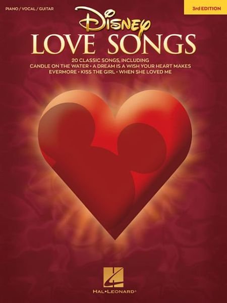Cover for Hal Leonard Publishing Corporation · Disney Love Songs: 3rd Edition (PVG) (Taschenbuch) (2018)