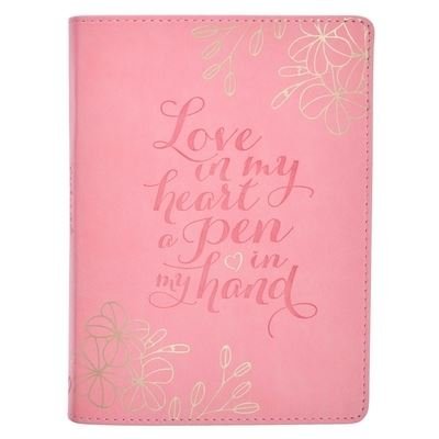Cover for Christian Art Gifts · Journal Handy Pink Love &amp; Coffee (Hardcover Book) (2020)
