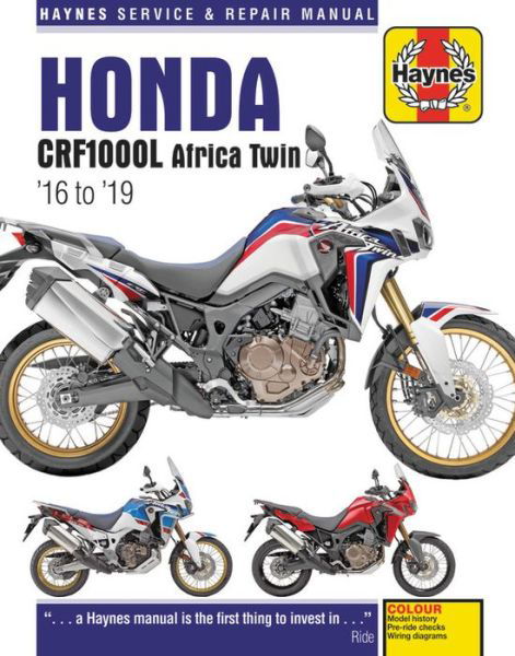 Honda CRF1000L Africa Twin Service & Repair Manual (2016 to 2018) - Matthew Coombs - Books - Haynes Publishing Group - 9781785214349 - March 11, 2019