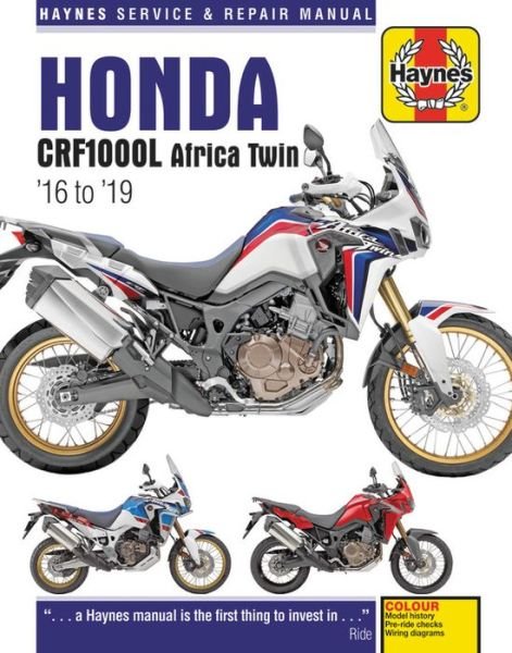 Cover for Matthew Coombs · Honda CRF1000L Africa Twin Service &amp; Repair Manual (2016 to 2018) (Paperback Book) (2019)
