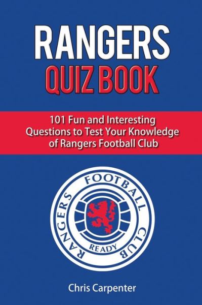 Cover for Chris Carpenter · Rangers Quiz Book (Taschenbuch) (2018)