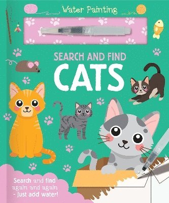 Cover for Georgie Taylor · Search and Find Cats - Water Painting Search and Find (Hardcover bog) (2025)