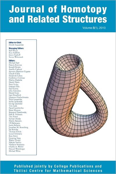 Cover for Hvedri Inassaridze · Journal of Homotopy and Related Structures 5 (1) (Taschenbuch) (2011)