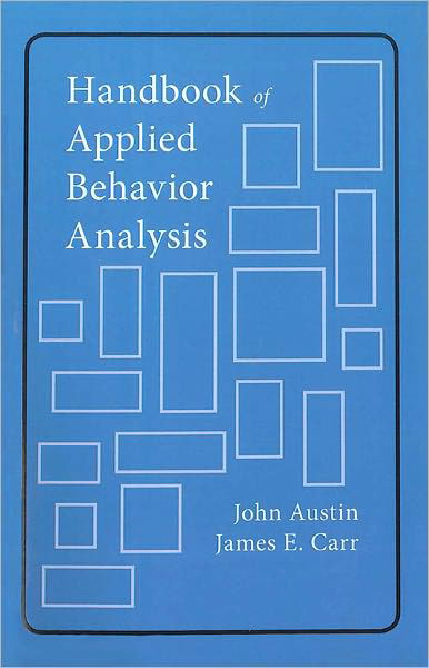 Cover for John Austin · Handbook of Applied Behavior Analysis (Paperback Book) (2000)