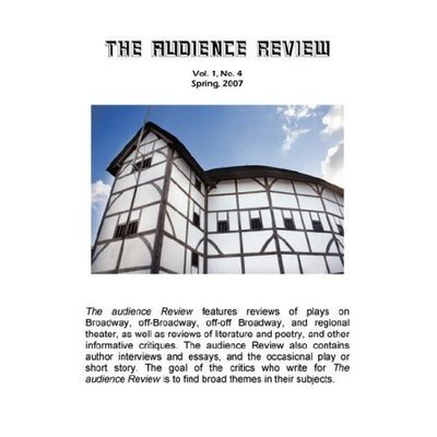 Cover for M Stefan Strozier · The Audience Review, Vol. 1, No. 4 (Paperback Book) (2007)