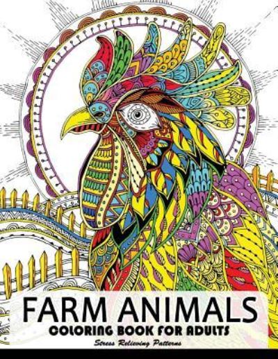 Cover for Tiny Cactus Publishing · Farm Animal Coloring Books for Adults (Paperback Book) (2017)