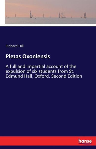 Cover for Richard Hill · Pietas Oxoniensis (Taschenbuch) (2017)