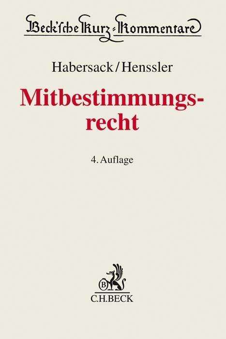 Cover for Habersack · Mitbestimmungsrecht (Book)