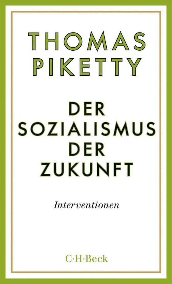 Cover for Thomas Piketty · Der Sozialismus der Zukunft (Paperback Book) (2021)
