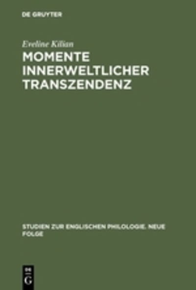 Cover for Eveline Kilian · Momente innerweltlicher Transzendenz (Book) (1997)
