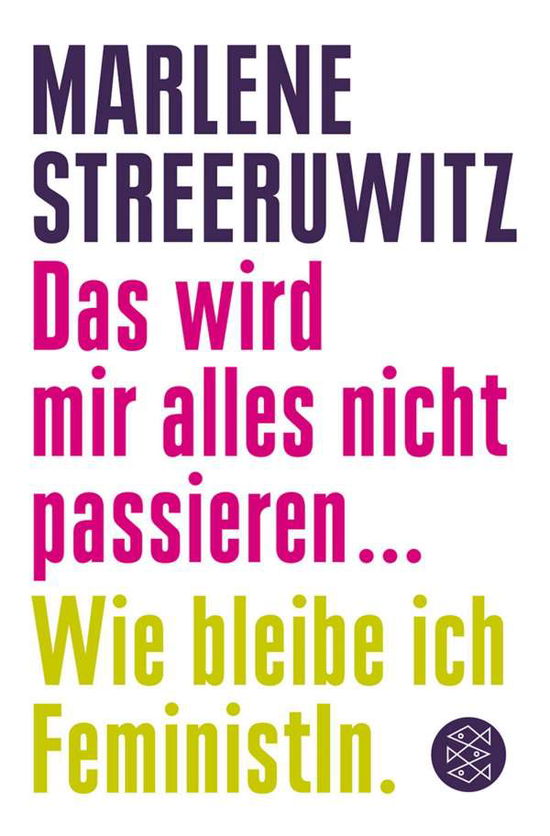 Cover for Marlene Streeruwitz · Fischer TB.17734 Streeruwitz.Das wird m (Book)