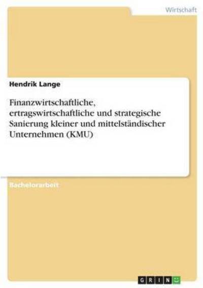 Cover for Lange · Finanzwirtschaftliche, ertragswir (Buch) (2017)
