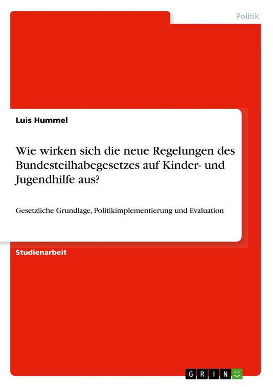 Cover for Hummel · Wie wirken sich die neue Regelun (Book)