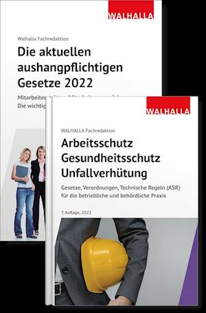 Cover for Walhalla Fachredaktion · Kombi-Paket Die aktuellen aushangpflichtigen Gesetze 2021  + Arbeitsschutz, Gesundheitsschutz, Unfallverhütung 6. Aflg. 2021 (Paperback Book) (2020)