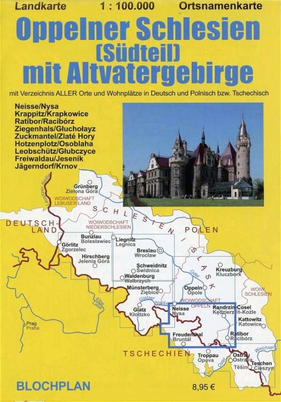 Cover for Bloch · Landkarte Oppelner Schlesien (Süd (Bok)